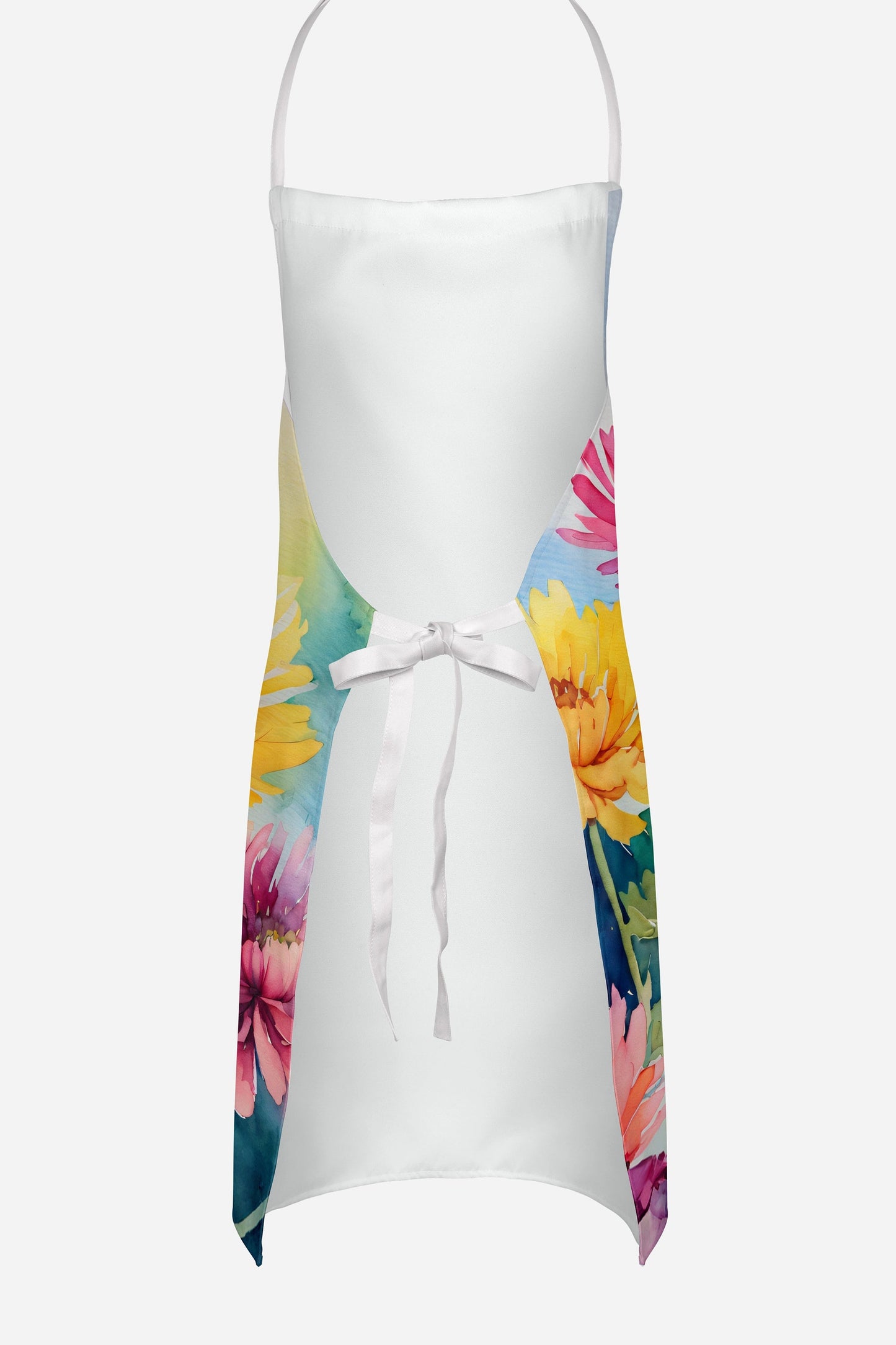 Chrysanthemums in Watercolor Apron - One Color / One Size - Home & Garden - Kitchen Dining & Bar - Table Decoration &