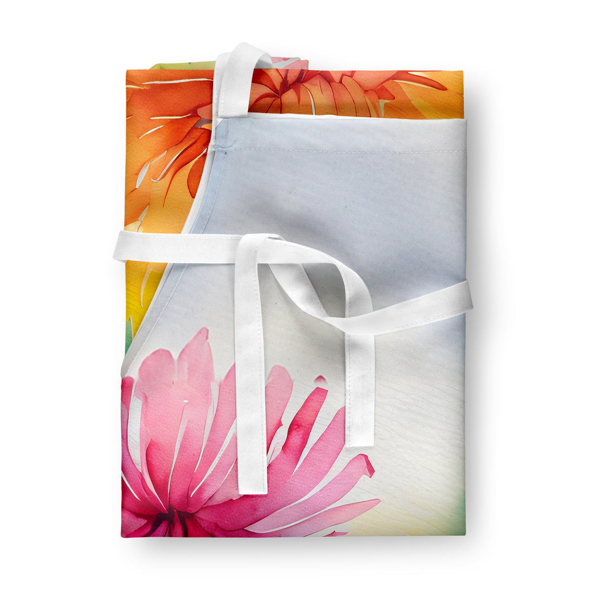 Chrysanthemums in Watercolor Apron - One Color / One Size - Home & Garden - Kitchen Dining & Bar - Table Decoration &