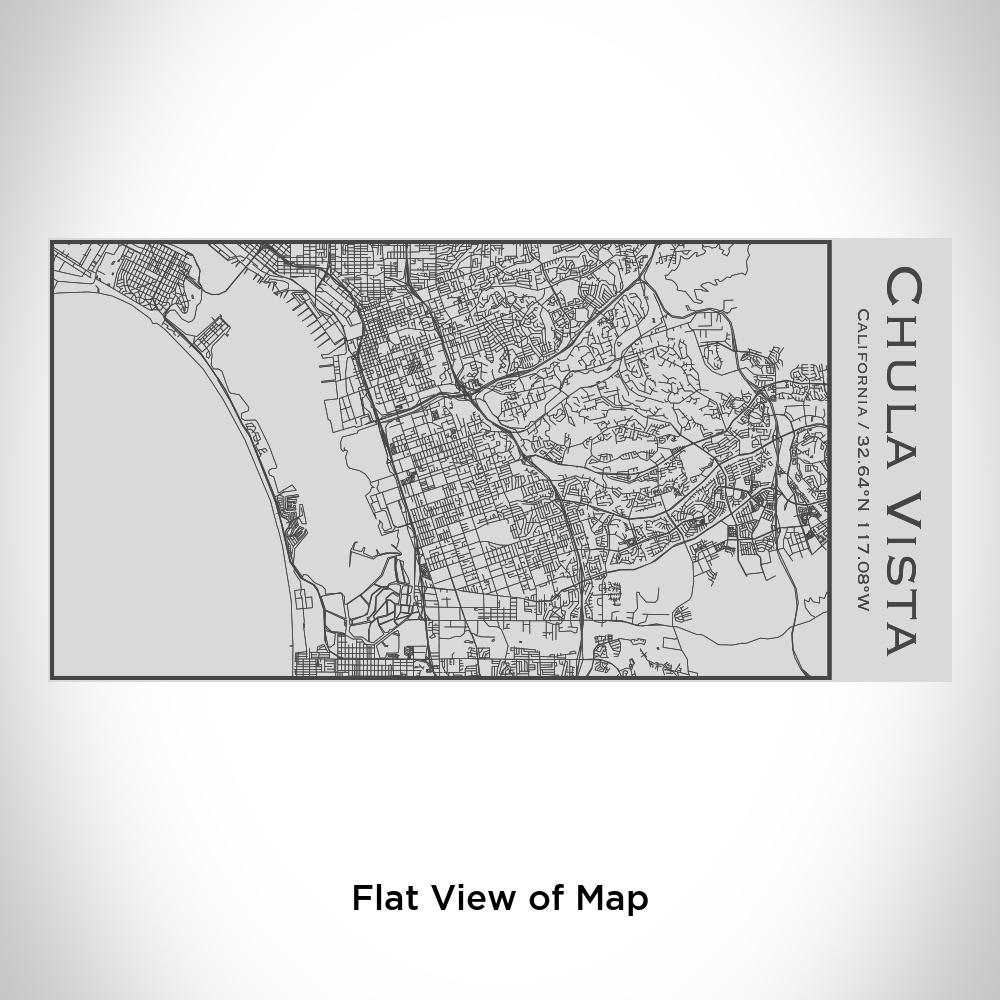 Chula Vista - California Map Insulated Bottle - Drinkware