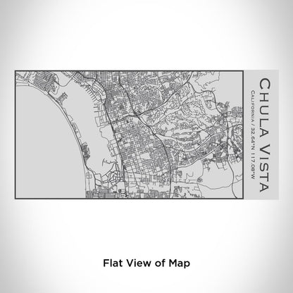 Chula Vista - California Map Insulated Bottle - Drinkware