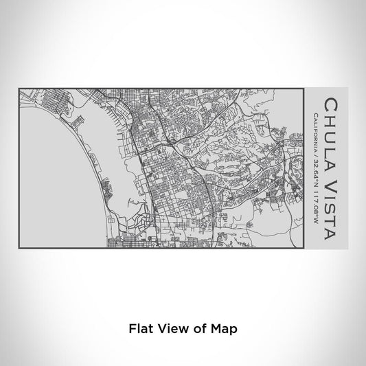 Chula Vista - California Map Insulated Bottle - Drinkware