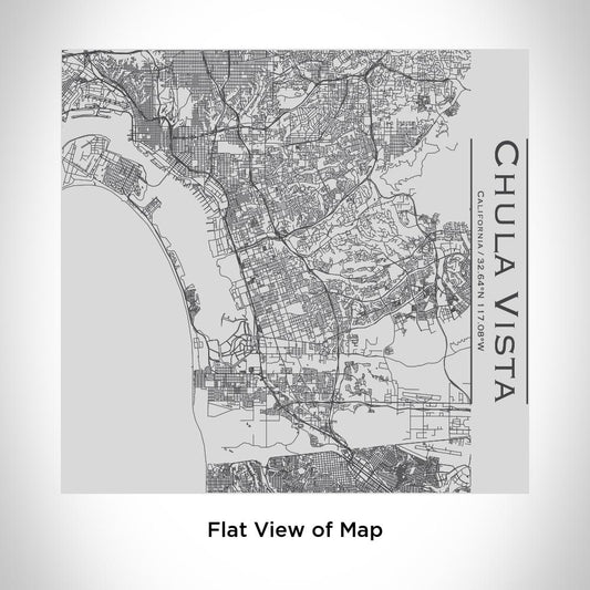 Chula Vista - California Map Tumbler - Drinkware
