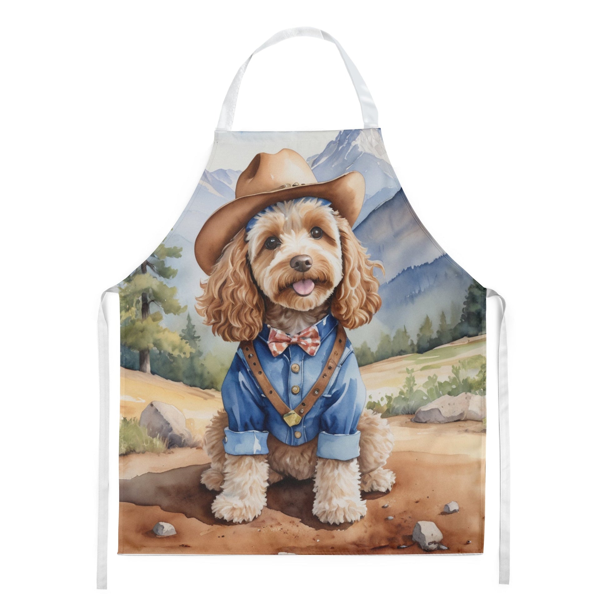 Cockapoo Cowboy Welcome Apron - One Color / One Size - Home & Garden - Kitchen Dining & Bar - Table Decoration &