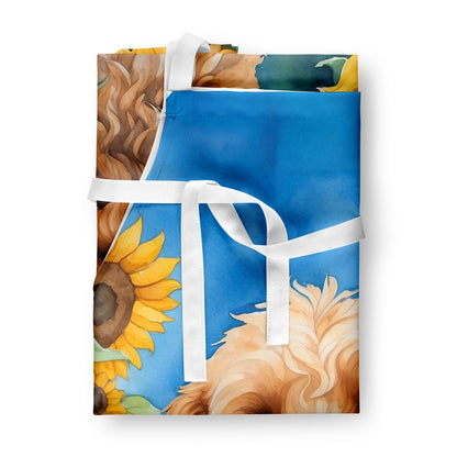 Cockapoo in Sunflowers Apron - One Color / One Size - Home & Garden - Kitchen Dining & Bar - Table Decoration &