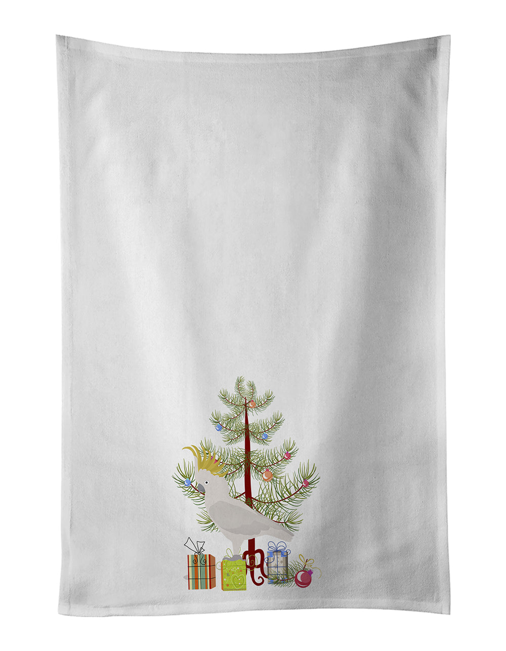 Cockatoo Merry Christmas Kitchen Towel Set of 2 - One Color / One Size - Home & Garden - Home Textile - Towels