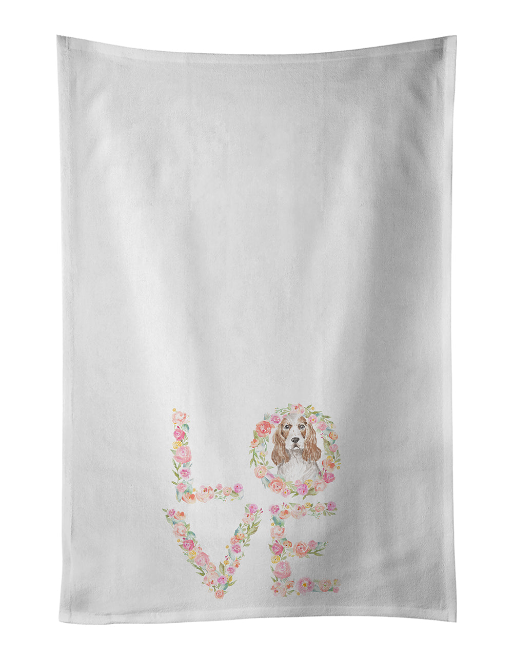 Cocker Spaniel #1 LOVE Kitchen Towel Set of 2 - One Color / One Size - Home & Garden - Home Textile - Towels