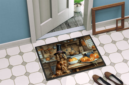 Cocker Spaniel Fall Kitchen Pumpkins Doormat - One Color / One Size - Home & Garden - Home Textile - Carpets & Rugs