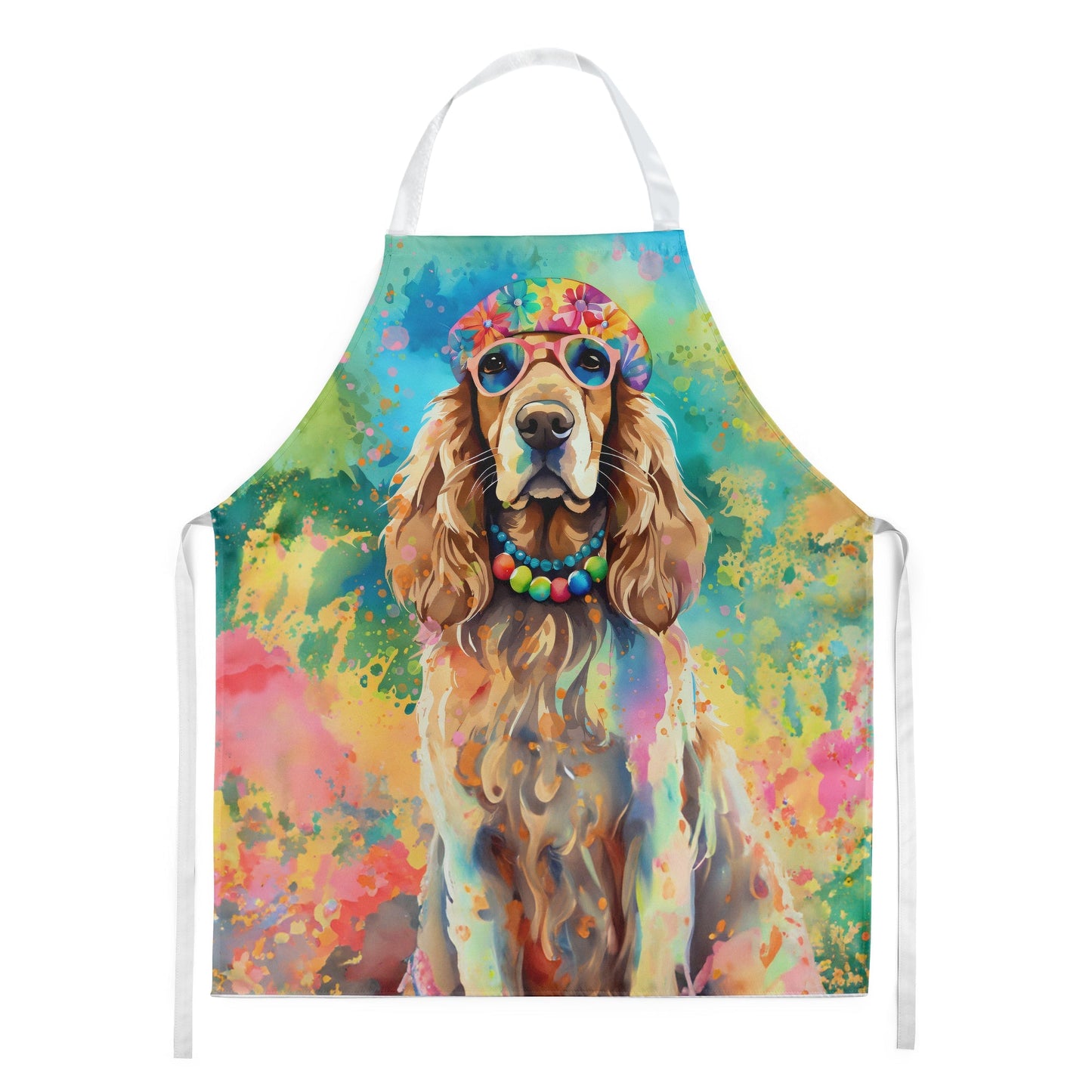 Cocker Spaniel Hippie Dawg Apron - One Color / One Size - Home & Garden - Kitchen Dining & Bar - Table Decoration &