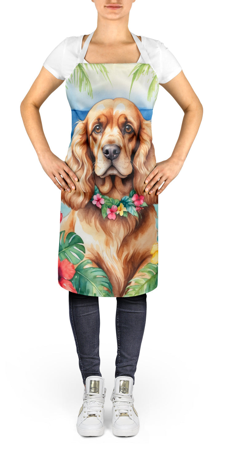 Cocker Spaniel Luau Apron - One Color / One Size - Home & Garden - Kitchen Dining & Bar - Table Decoration & Accessories