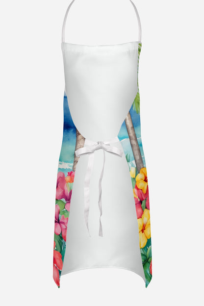 Cocker Spaniel Luau Apron - One Color / One Size - Home & Garden - Kitchen Dining & Bar - Table Decoration & Accessories