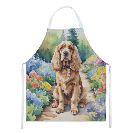 Cocker Spaniel Spring Path Apron - One Color / One Size - Home & Garden - Kitchen Dining & Bar - Table Decoration &