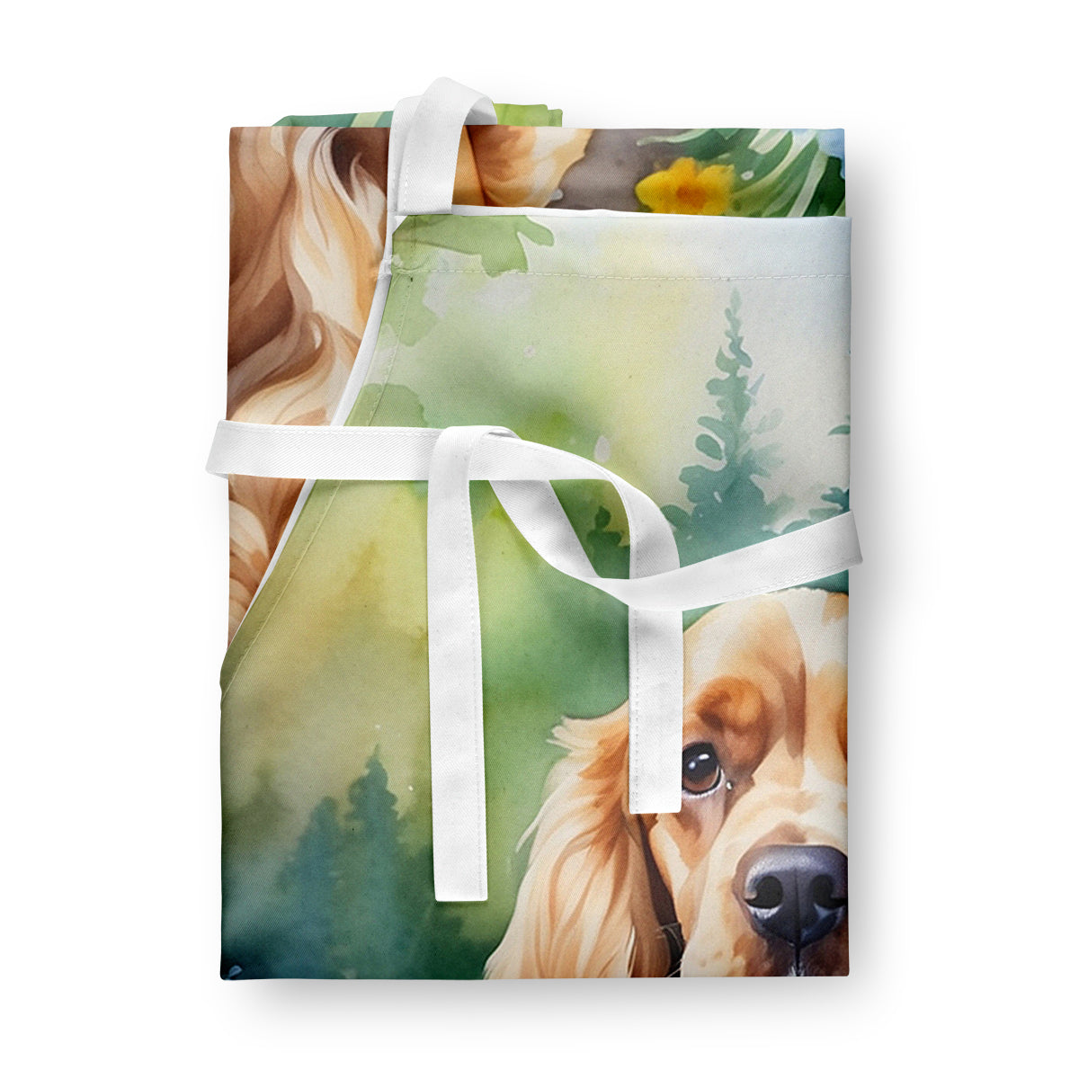 Cocker Spaniel Spring Path Apron - One Color / One Size - Home & Garden - Kitchen Dining & Bar - Table Decoration &