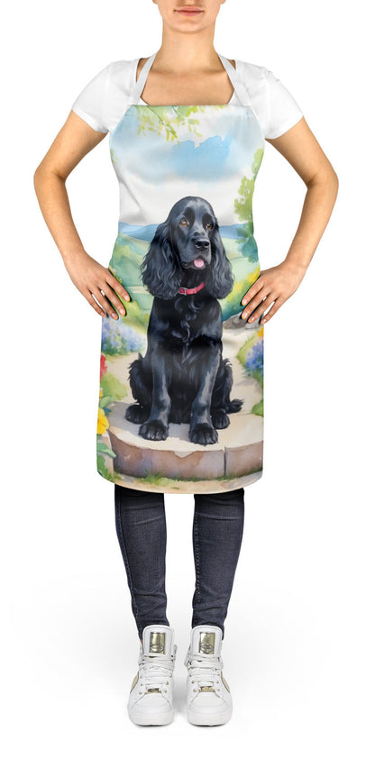 Cocker Spaniel Spring Path Apron - One Color / One Size - Home & Garden - Kitchen Dining & Bar - Table Decoration &
