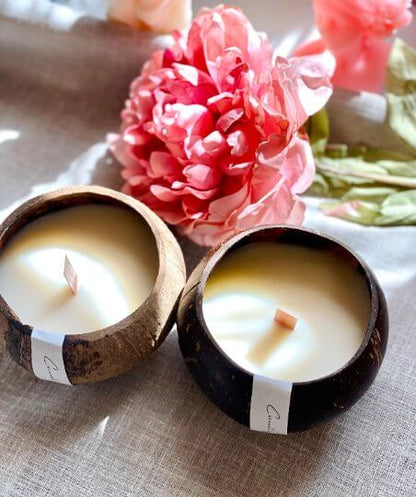 Coconut Shell Candle Sustainable Home Decor - Home & Garden - Home Decor - Candles & Holders