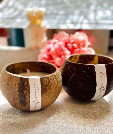 Coconut Shell Candle Sustainable Home Decor - Home & Garden - Home Decor - Candles & Holders