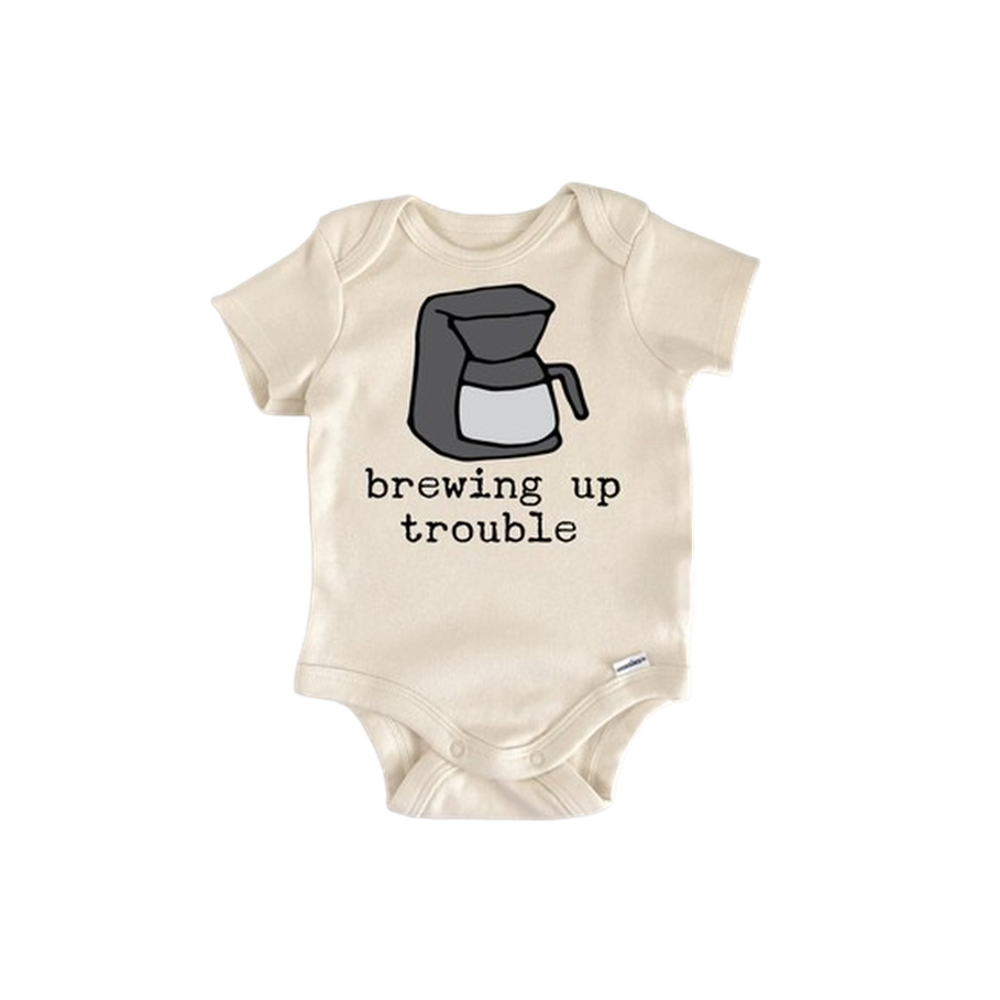 Coffee Pot Brew - Baby Boy Girl Clothes Infant Bodysuit Funny Cute Newborn - Kids & Babies - Mother & Kids - Boys’ Baby