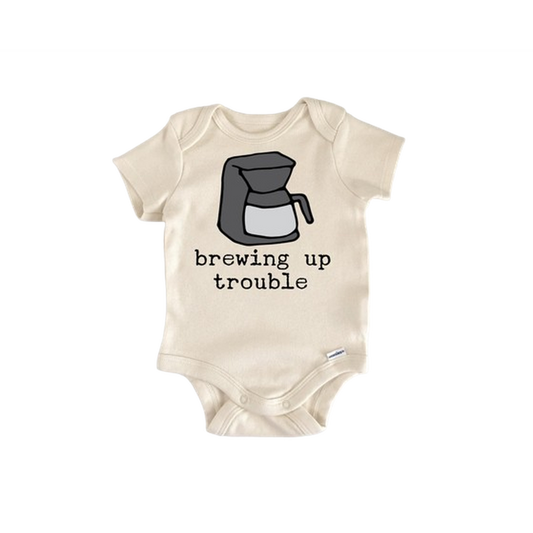 Coffee Pot Brew - Baby Boy Girl Clothes Infant Bodysuit Funny Cute Newborn - Kids & Babies - Mother & Kids - Boys’ Baby