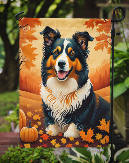 Collie Fall Garden Flag - One Color / One Size - Home & Garden - Home Decor - Flags Banners & Accessories