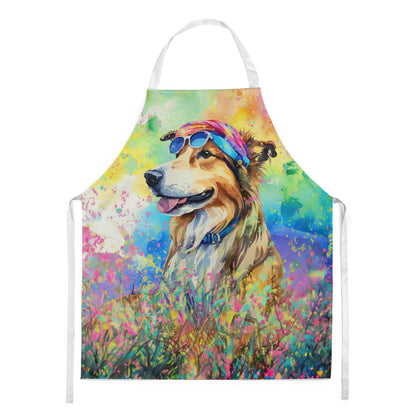Collie Hippie Dawg Apron - One Color / One Size - Home & Garden - Kitchen Dining & Bar - Table Decoration & Accessories