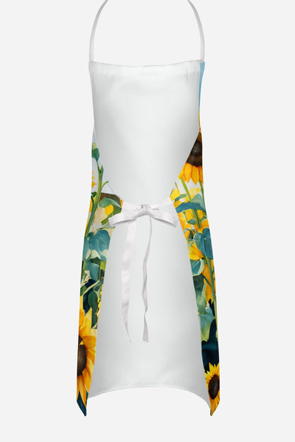 Collie in Sunflowers Apron - One Color / One Size - Home & Garden - Kitchen Dining & Bar - Table Decoration &