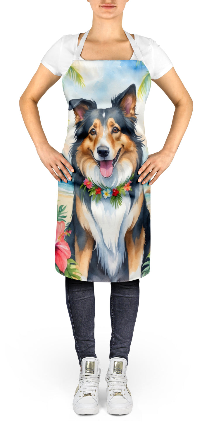 Collie Luau Apron - One Color / One Size - Home & Garden - Kitchen Dining & Bar - Table Decoration & Accessories
