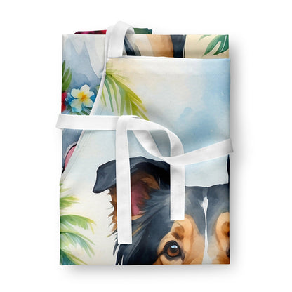 Collie Luau Apron - One Color / One Size - Home & Garden - Kitchen Dining & Bar - Table Decoration & Accessories