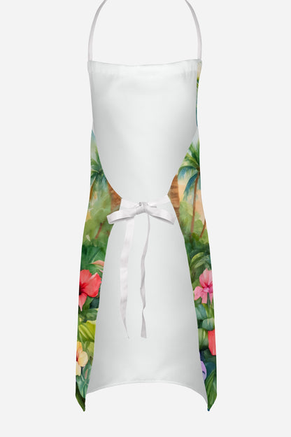 Collie Luau Apron - One Color / One Size - Home & Garden - Kitchen Dining & Bar - Table Decoration & Accessories