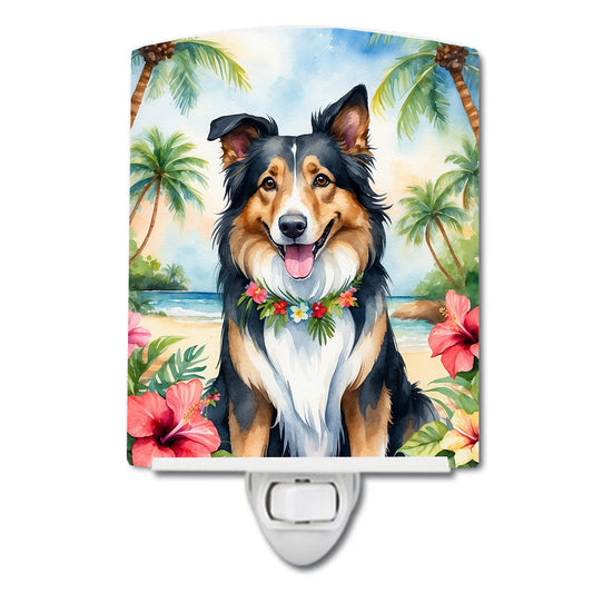 Collie Luau Ceramic Night Light - One Color / One Size - Home & Garden - Home Improvement - Lights & Lighting - Night