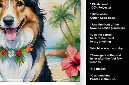 Collie Luau Kitchen Towel - One Color / One Size - Home & Garden - Home Textile - Towels