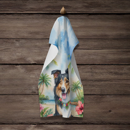 Collie Luau Kitchen Towel - One Color / One Size - Home & Garden - Home Textile - Towels