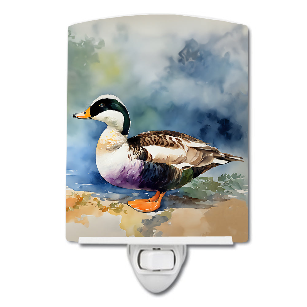 Common Eider Duck Ceramic Night Light - One Color / One Size - Home & Garden - Home Improvement - Lights & Lighting