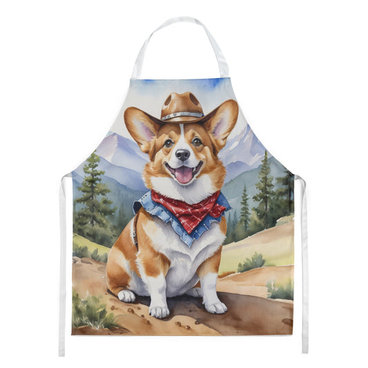 Corgi Cowboy Welcome Apron - One Color / One Size - Home & Garden - Kitchen Dining & Bar - Table Decoration &