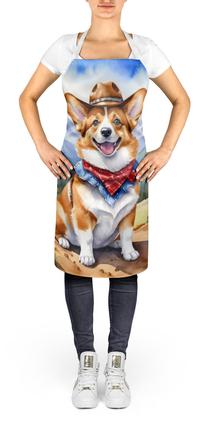 Corgi Cowboy Welcome Apron - One Color / One Size - Home & Garden - Kitchen Dining & Bar - Table Decoration &