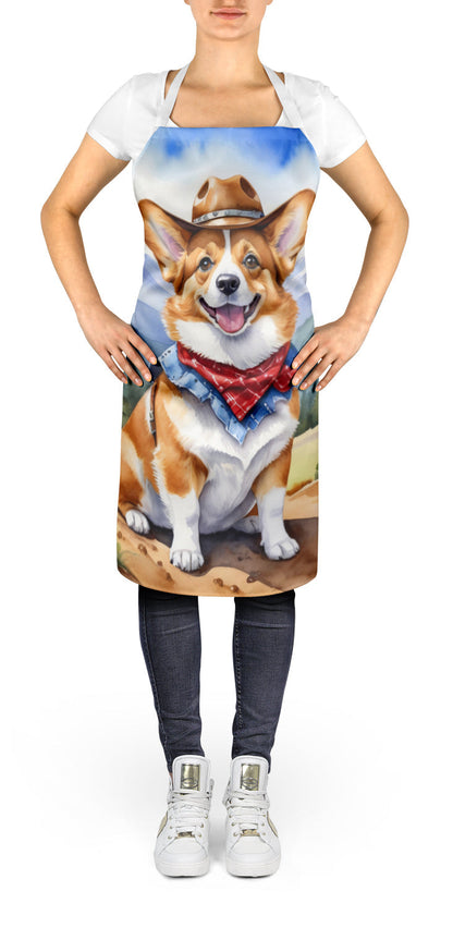 Corgi Cowboy Welcome Apron - One Color / One Size - Home & Garden - Kitchen Dining & Bar - Table Decoration &