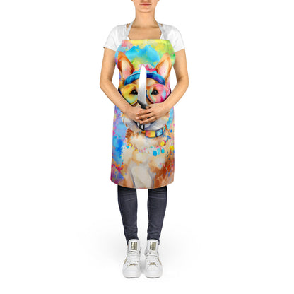 Corgi Hippie Dawg Apron - One Color / One Size - Home & Garden - Kitchen Dining & Bar - Table Decoration & Accessories