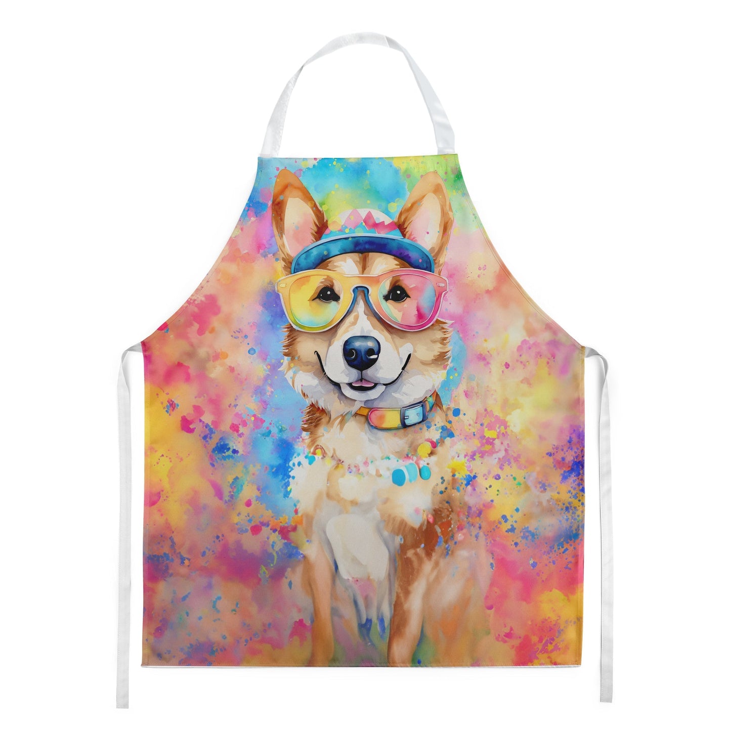 Corgi Hippie Dawg Apron - One Color / One Size - Home & Garden - Kitchen Dining & Bar - Table Decoration & Accessories