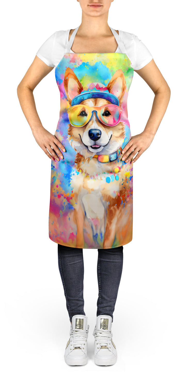 Corgi Hippie Dawg Apron - One Color / One Size - Home & Garden - Kitchen Dining & Bar - Table Decoration & Accessories