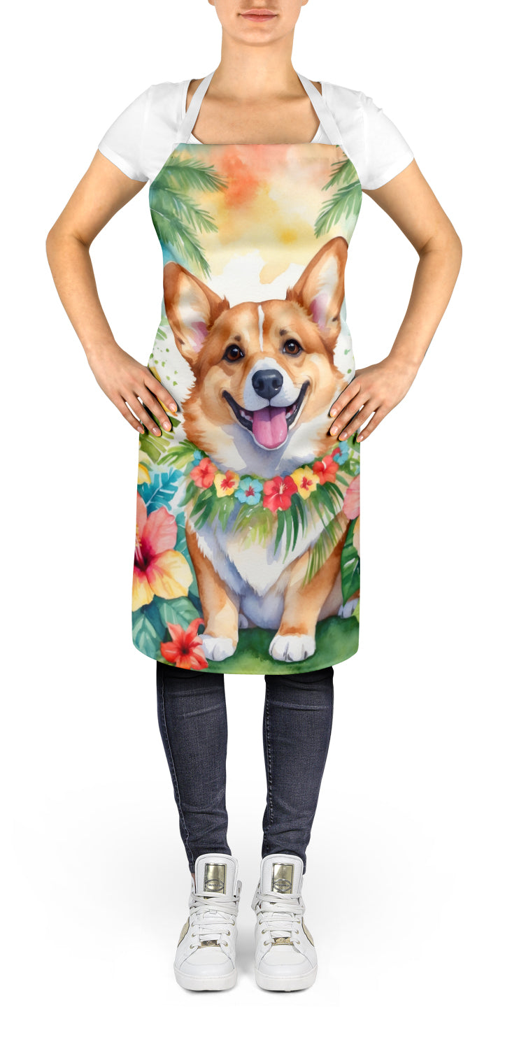 Corgi Luau Apron - One Color / One Size - Home & Garden - Kitchen Dining & Bar - Table Decoration & Accessories