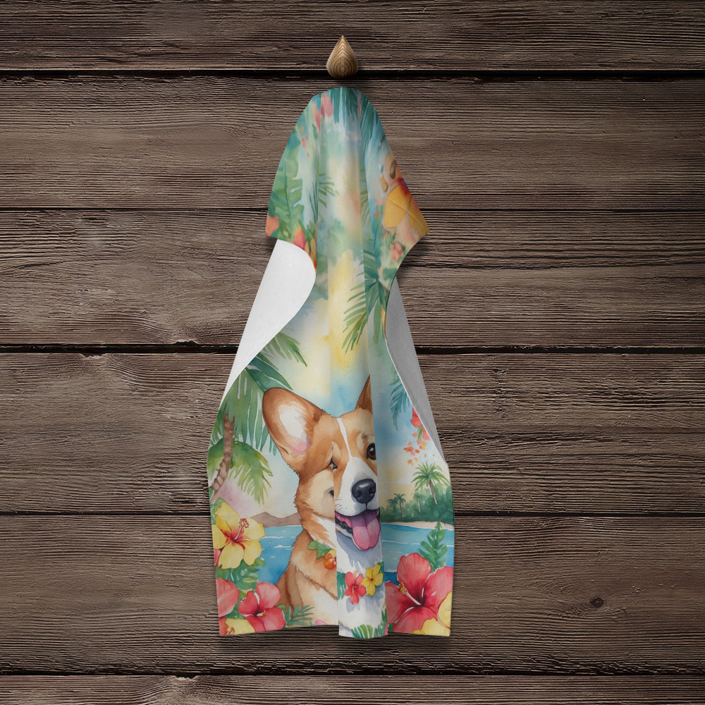 Corgi Luau Kitchen Towel - One Color / One Size - Home & Garden - Home Textile - Towels