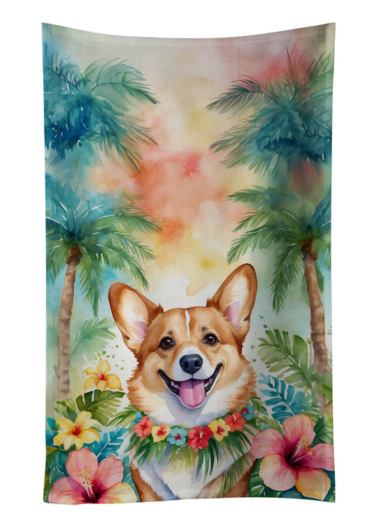 Corgi Luau Kitchen Towel - One Color / One Size - Home & Garden - Home Textile - Towels