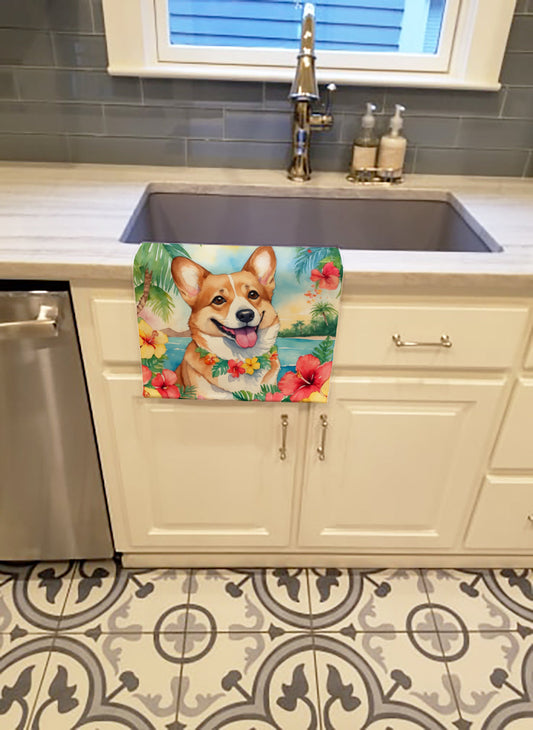 Corgi Luau Kitchen Towel - One Color / One Size - Home & Garden - Home Textile - Towels