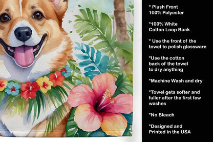 Corgi Luau Kitchen Towel - One Color / One Size - Home & Garden - Home Textile - Towels
