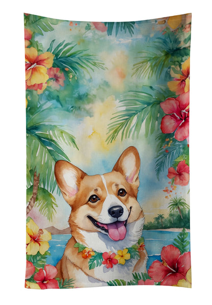 Corgi Luau Kitchen Towel - One Color / One Size - Home & Garden - Home Textile - Towels