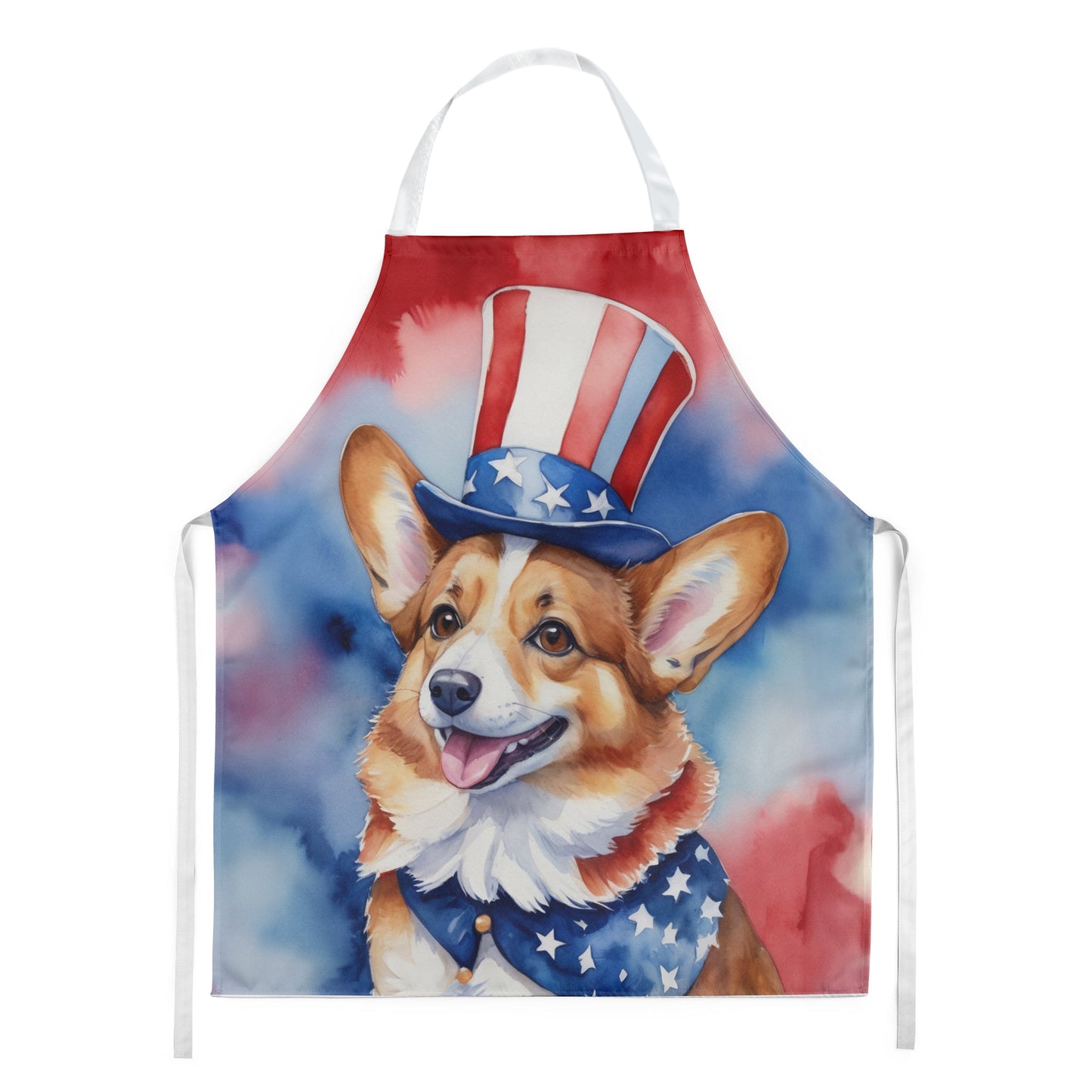 Corgi Patriotic American Apron - One Color / One Size - Home & Garden - Kitchen Dining & Bar - Table Decoration &