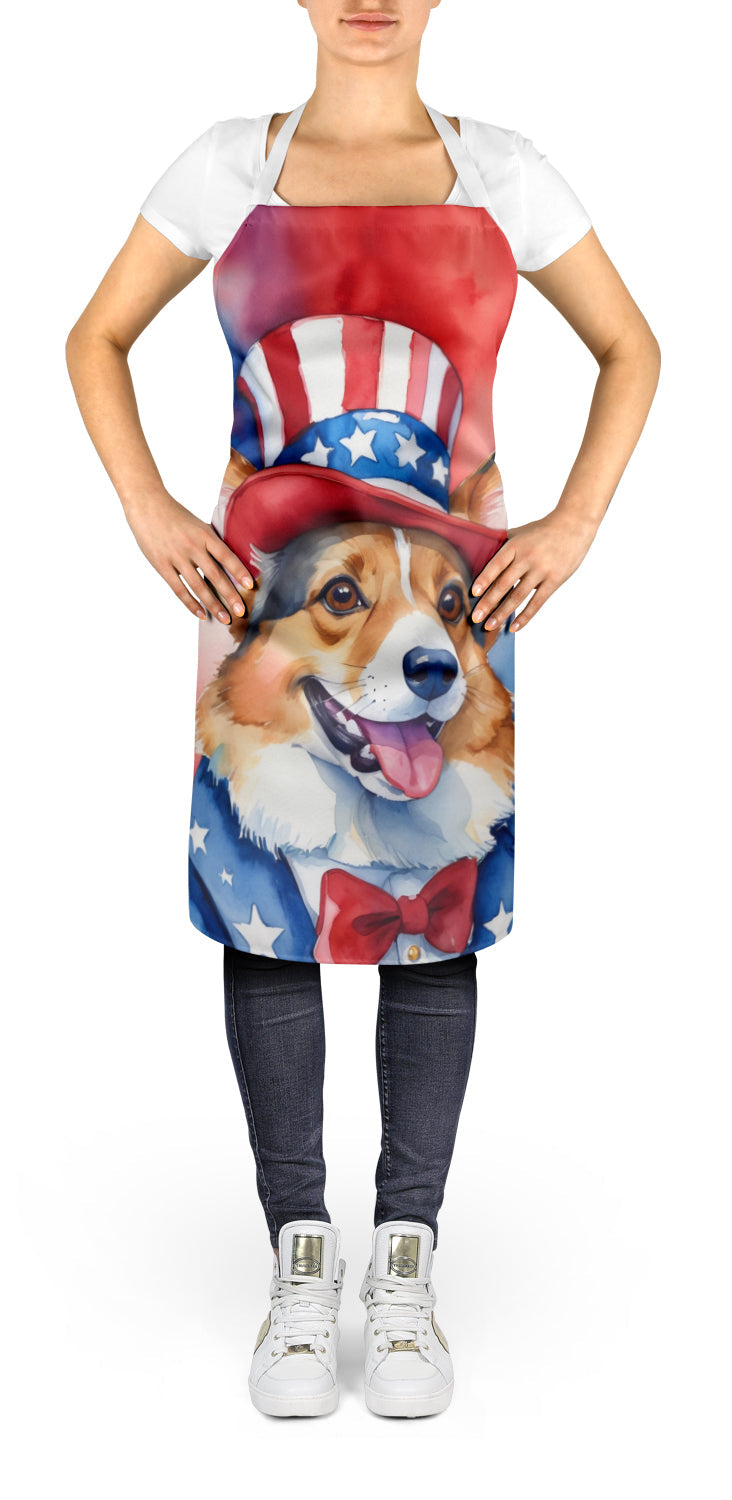 Corgi Patriotic American Apron - One Color / One Size - Home & Garden - Kitchen Dining & Bar - Table Decoration &