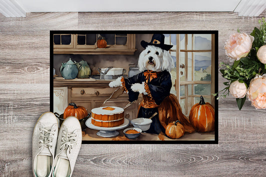 Coton De Tulear Fall Kitchen Pumpkins Doormat - One Color / One Size - Home & Garden - Home Textile - Carpets & Rugs