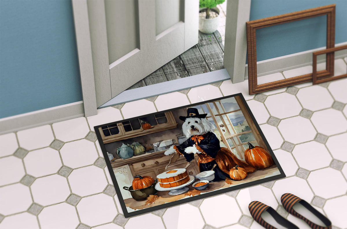 Coton De Tulear Fall Kitchen Pumpkins Doormat - One Color / One Size - Home & Garden - Home Textile - Carpets & Rugs