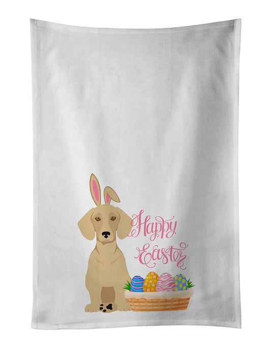 Cream Dachshund Easter Kitchen Towel Set of 2 - One Color / One Size - Home & Garden - Home Textile - Towels