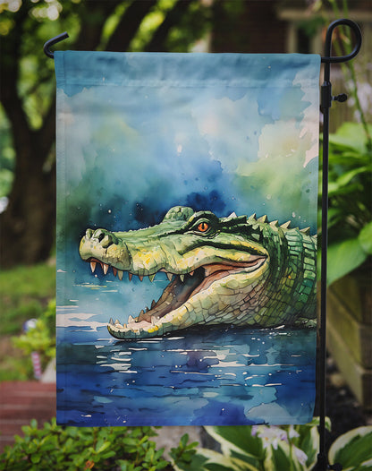 Crocodile Garden Flag - One Color / One Size - Home & Garden - Home Decor - Flags Banners & Accessories