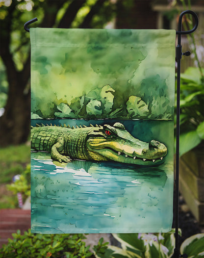 Crocodile Garden Flag - One Color / One Size - Home & Garden - Home Decor - Flags Banners & Accessories